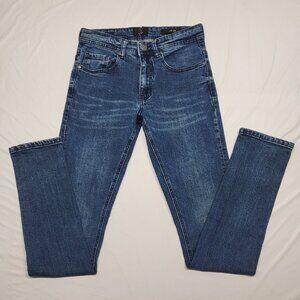 91 Cotton On Womens Jeans Size 28 X 31.5 Slim Leg Pockets Darkwash